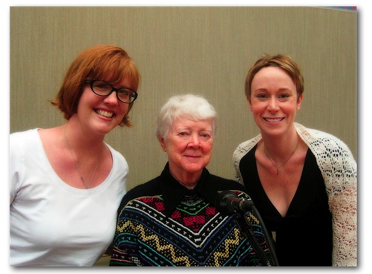 MH and Jess with BARBARA WALKER!! OMG!